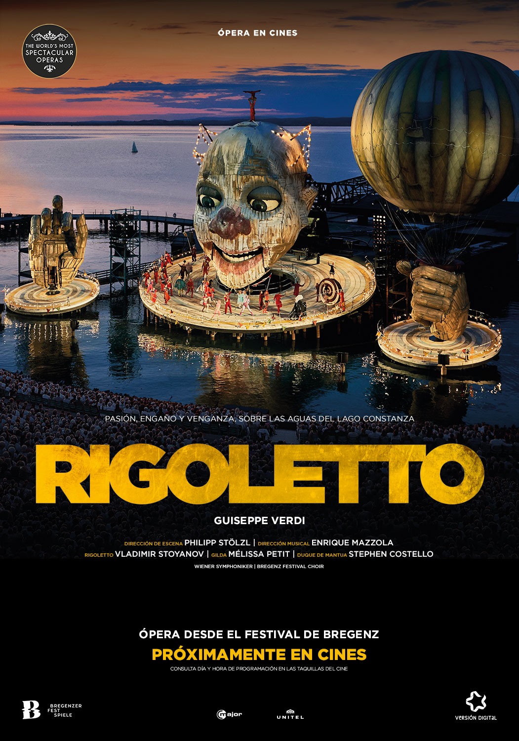 ÓPERA – Rigoletto desde Bregenz