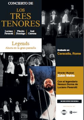 Los tres tenores en concierto